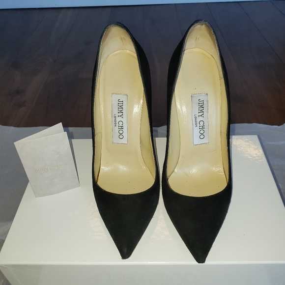 Jimmy Choo Anouk Suede Pumps in Black 36 - Picture 2 of 15
